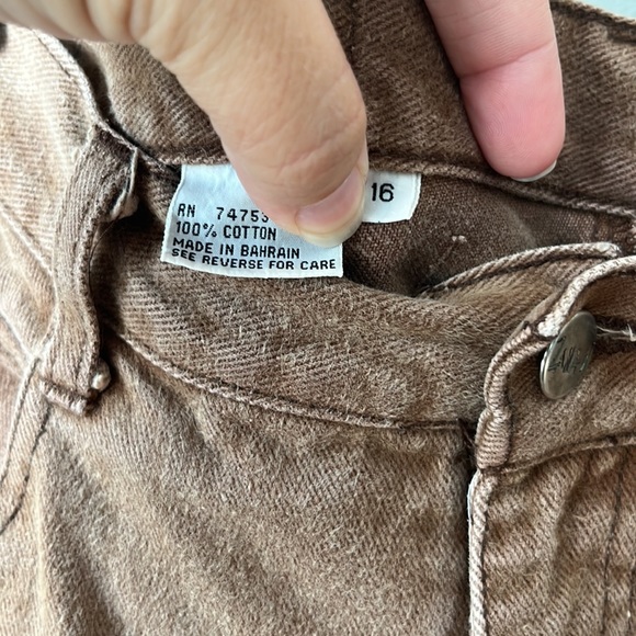 Zana Di size 16 brown jeans (run smaller) - Picture 6 of 8